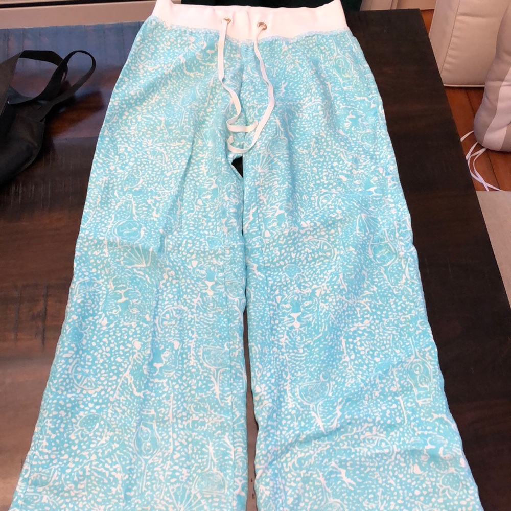 Lilly Pulitzer linen beach pants